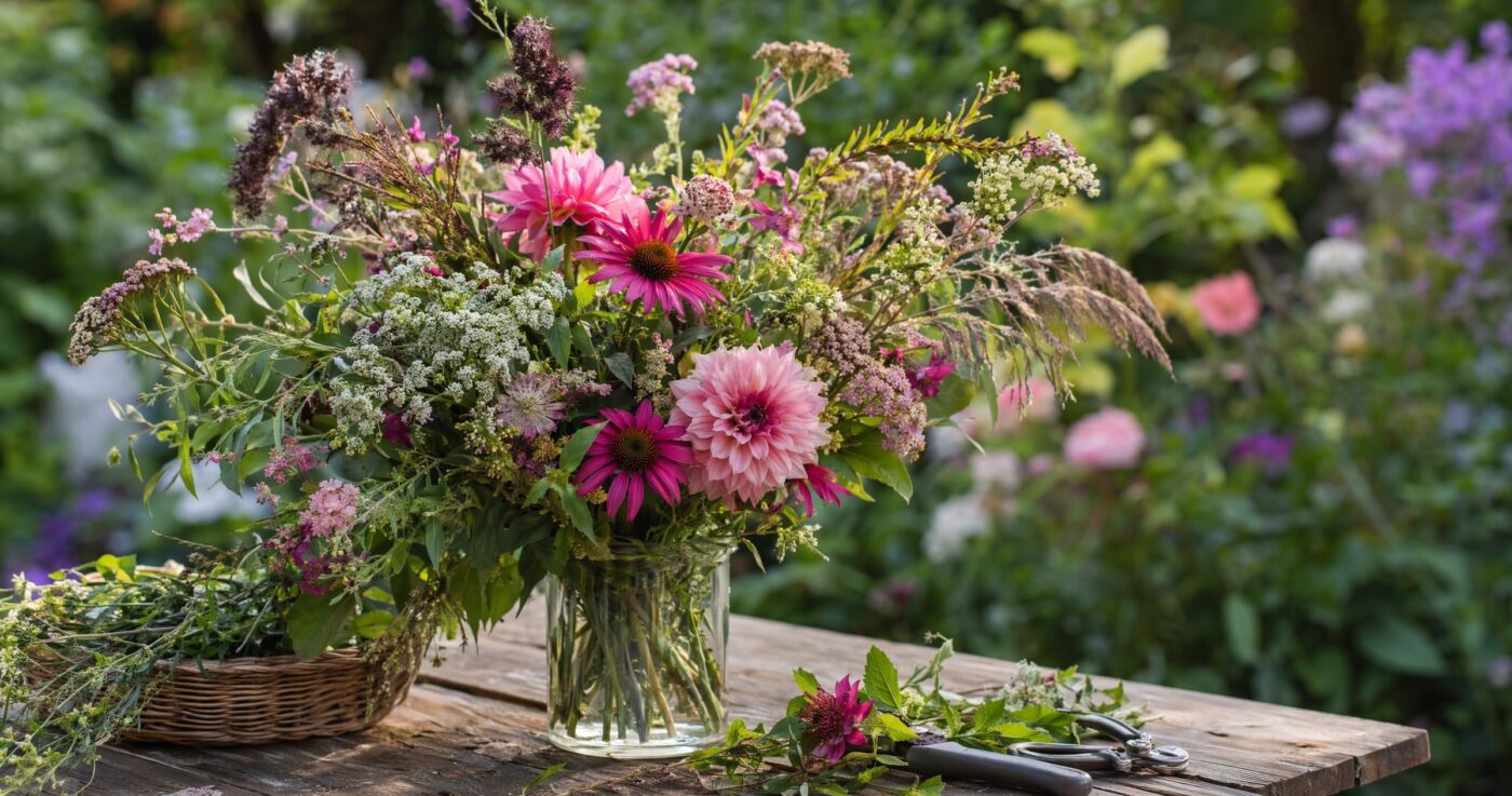 Blumenstrauß binden und pflegen: Ideen und Tipps aus dem eigenen Garten