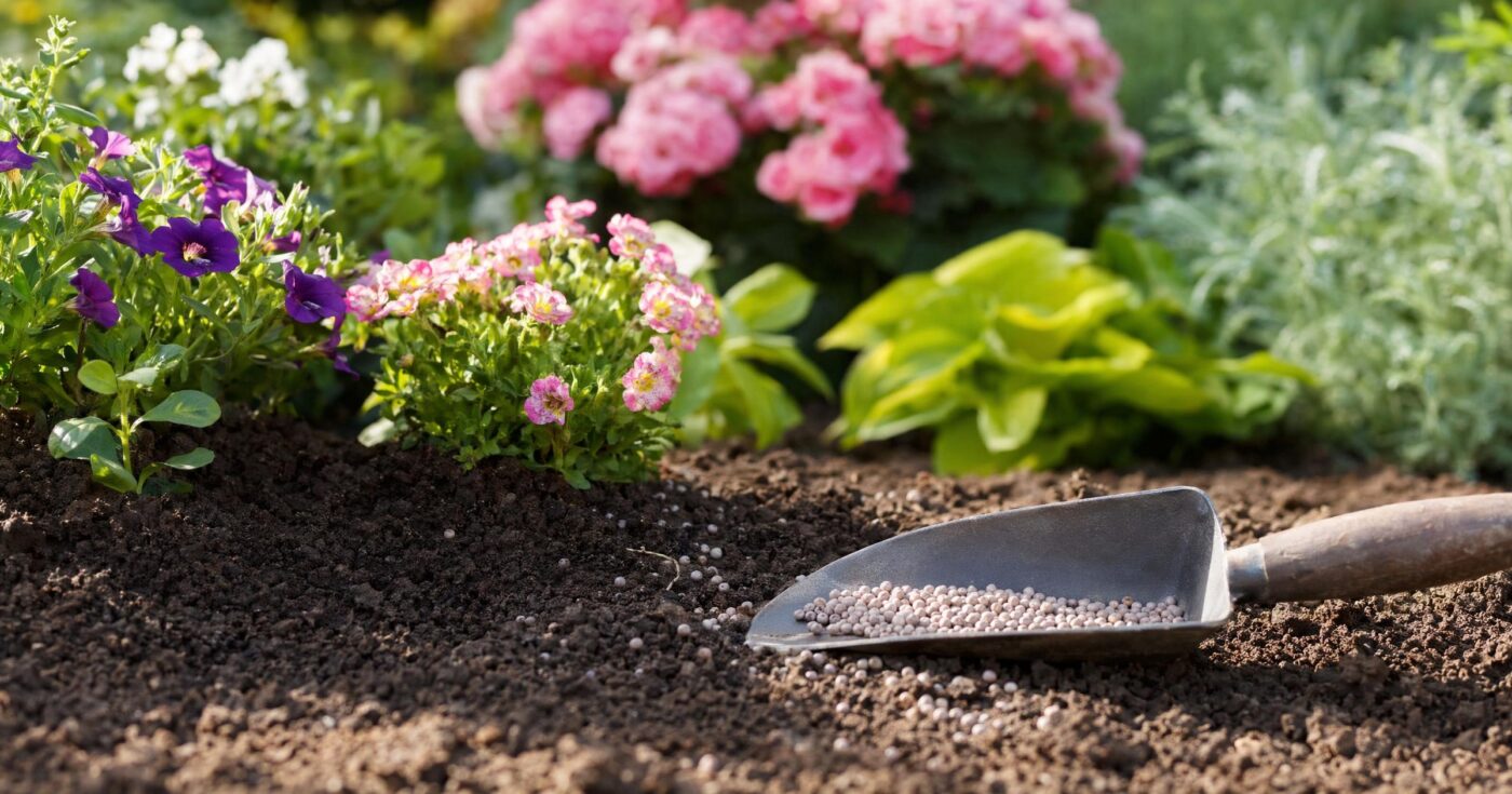 Langzeitdünger für den Garten