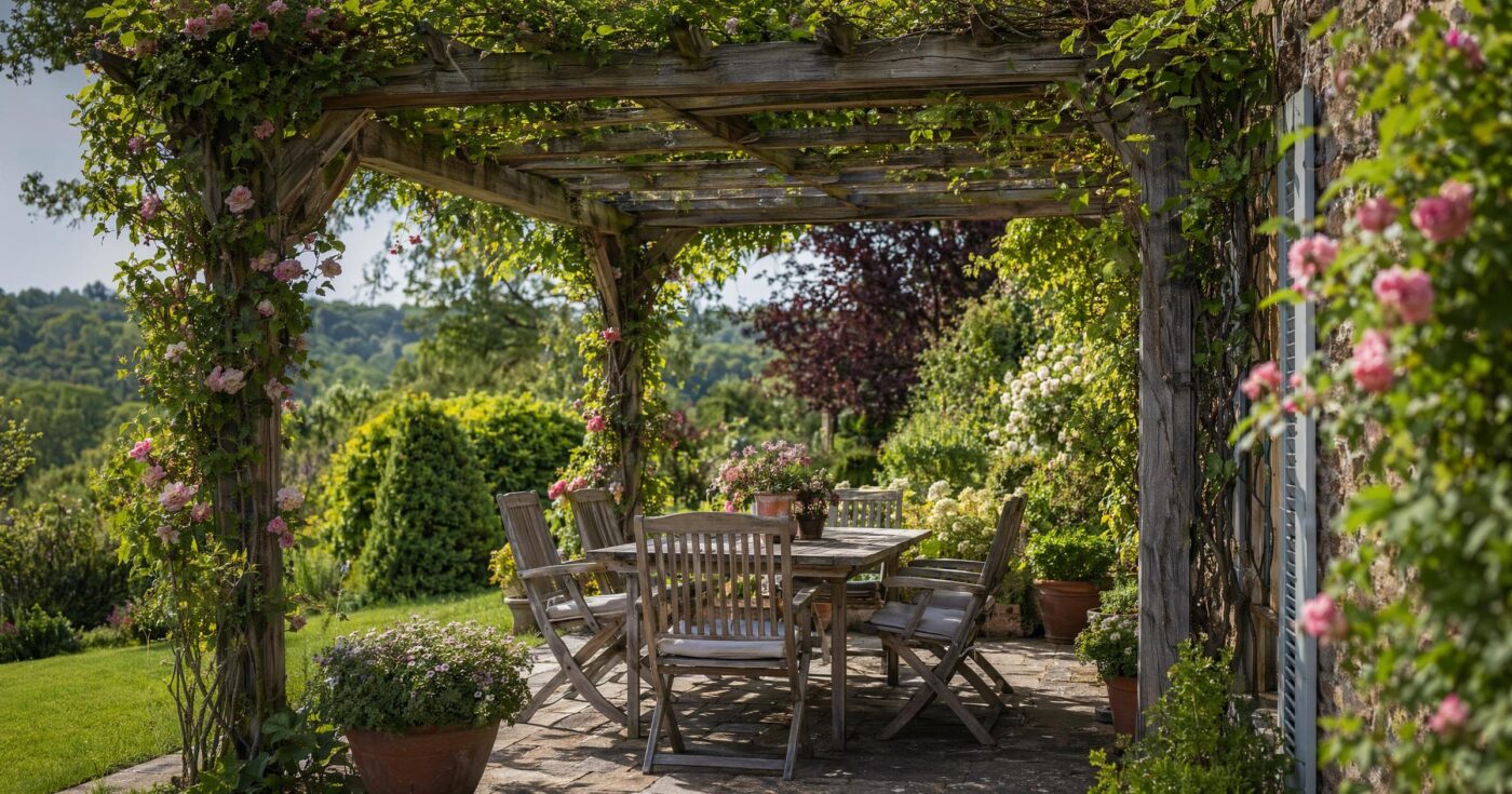 Pergola: Bilder, Gestaltung und Tipps