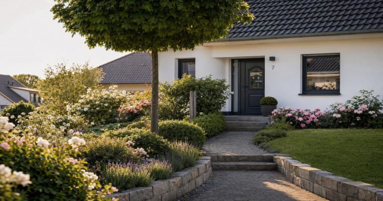 Vorgarten gestalten: 15 Ideen, Pflege-Tipps & typische Fehler vermeiden