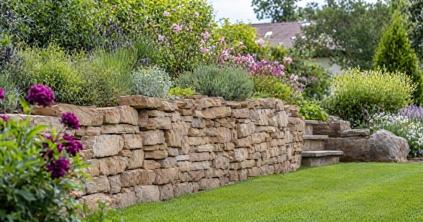 Gartenmauer planen und bauen: Materialien, Techniken und Tipps