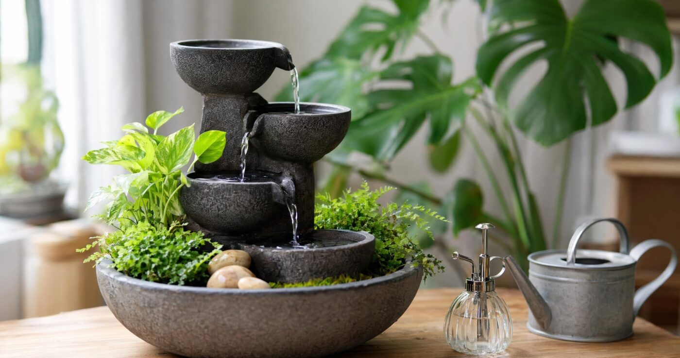 Zimmerbrunnen: Pflege und Tipps